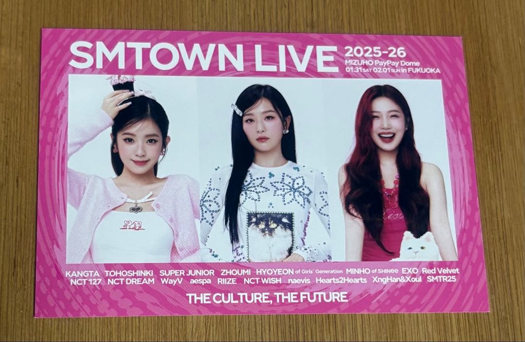 SM town LIVE Fukuoka 特典ポストカード Red Velvet - メルカリ