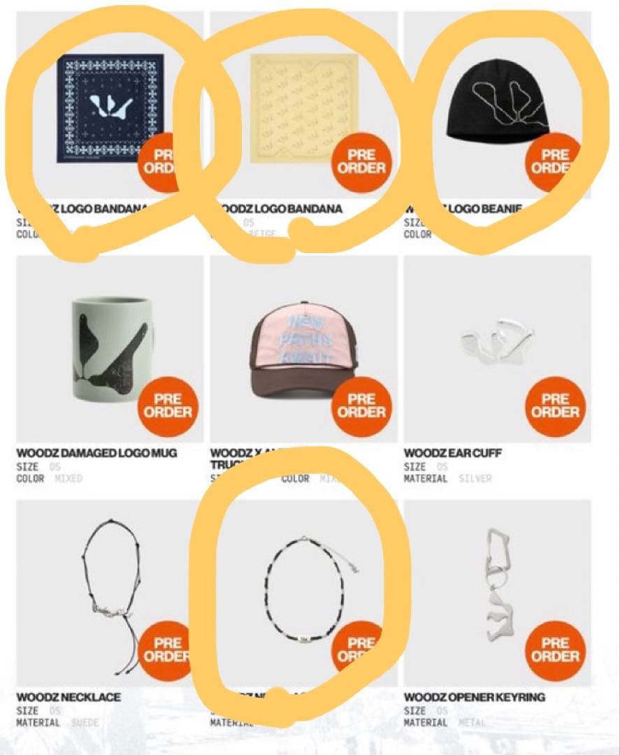 WOODZ バンダナ　ビーニー　ネックレス　グッズ　チョスンヨン hand made]ペイズリーバンダナノットネックレス black - S SY | 60