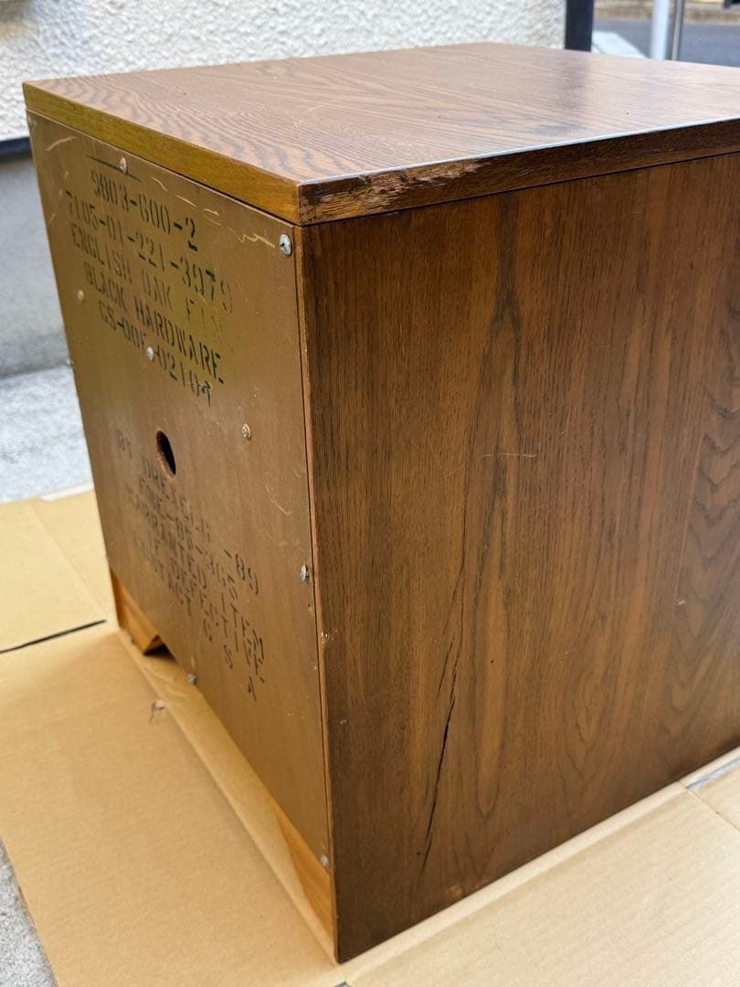 値下げ】②アメリカ軍 米軍払下げ DREXEL ドレクセル社 サイドテーブル