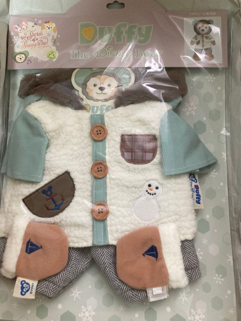 シークレットオブスノーウィーデイ　ダッフィー　コスチューム　台紙付き 2026】ダッフィー&フレンズのコスチュームセットまとめ！ぬいぐるみを