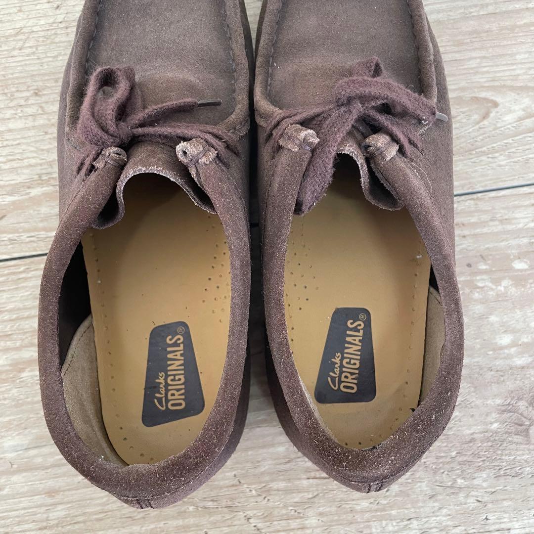 Clarks Originals ワラビー　スウェード ブラウン　24.5cm