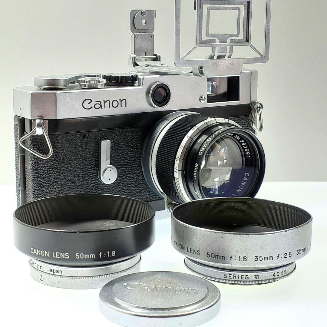 Canonキヤノン P (フレームファインダー等セット)