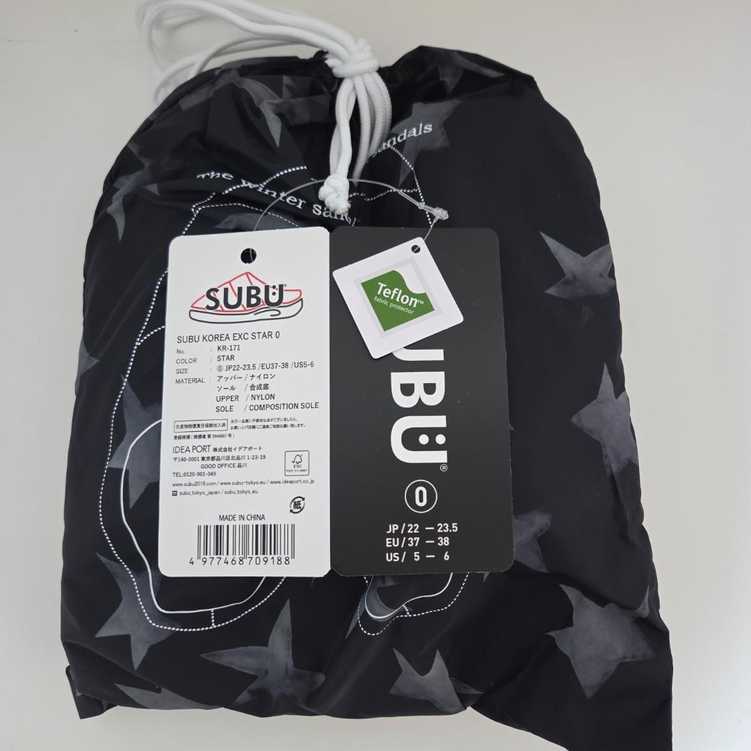 韓国限定 SUBU 22-23.5 スター 星柄 サンダル 冬 新品未使用 - メルカリ