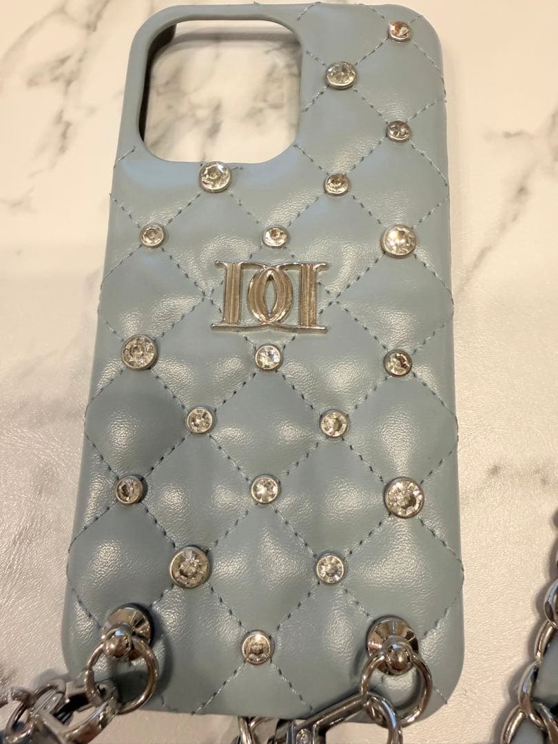 Darich キルティング ビジュー iPhoneケース 15 Pro max - メルカリ