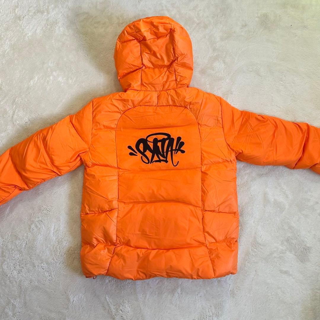 即日発送 syna world ダウンジャケット オレンジ シナワールド UK