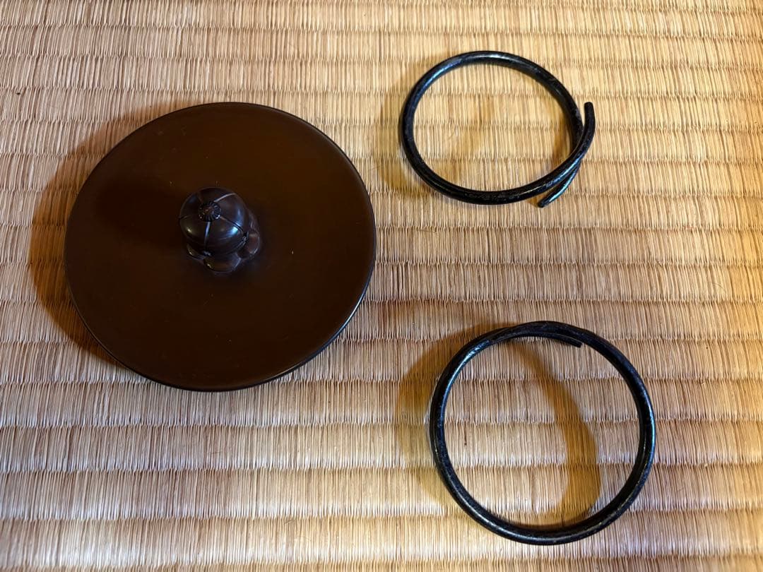 茶道具 風炉釜 繰口間取亀甲 焼抜釜 工芸品