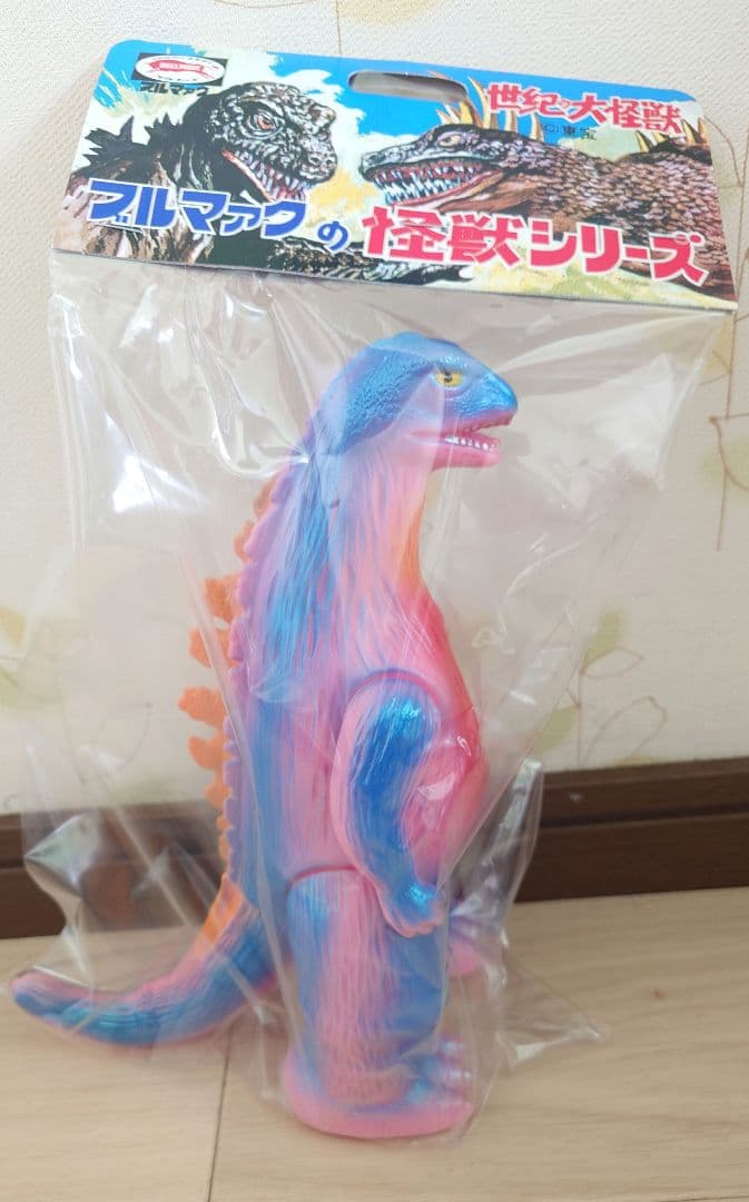 BULLMARK ブルマァク ゴジラ プラモ版 ピンクソフビ