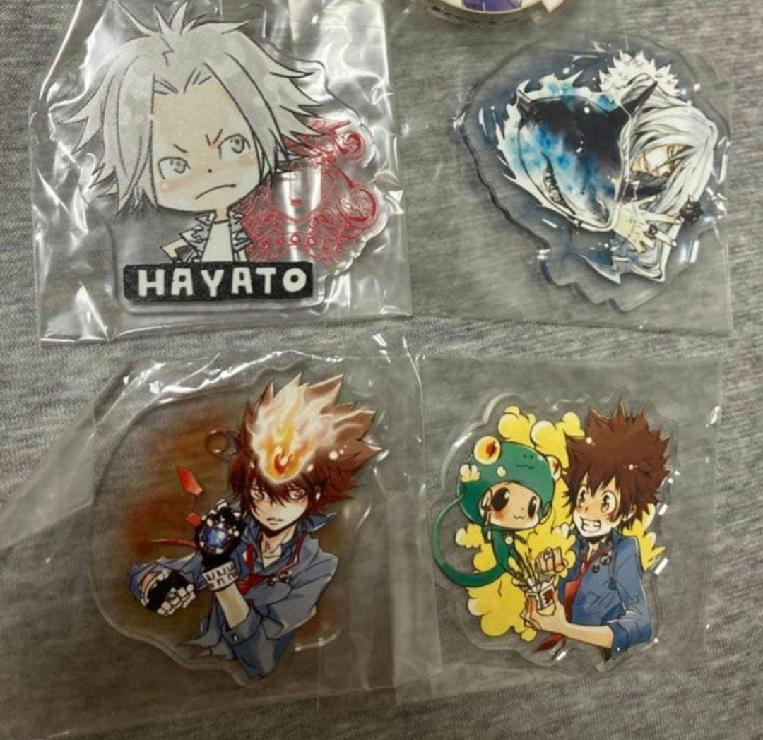 REBORN 　原作柄　アクリルバッジ　天野明展　セット 家庭教師ヒットマンREBORN！』コレクション缶バッジ 天野明展