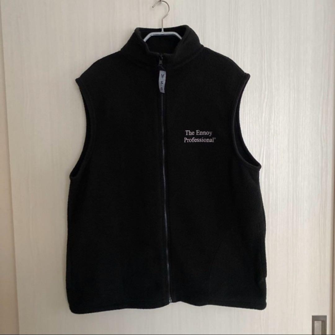 ennoy フリースベスト ブラック Lサイズ USA製 美品 - メルカリ