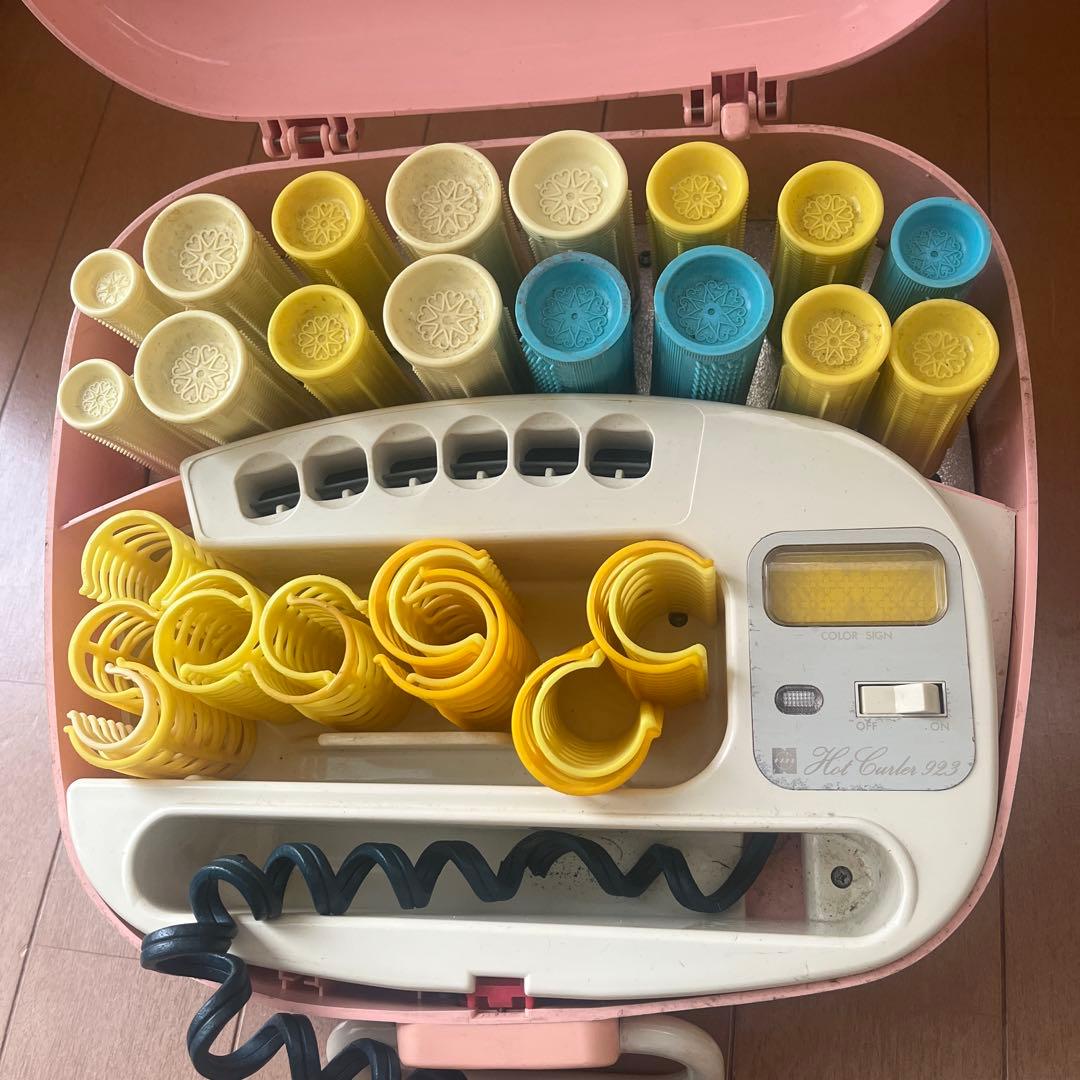 ナショナル ホットカーラー923 ミラー付き ピンク ジャンク品 - メルカリ