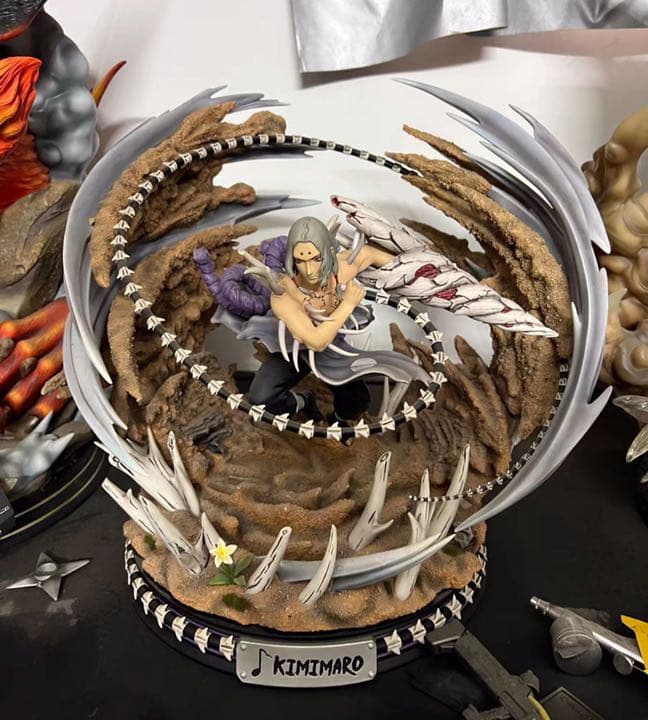 NARUTO ナルト 君麻呂  ガレージキット ガレキ スタチュー④ ナルト 疾風伝 君麻呂 きみまろ ガレージキット フィギュア 1/7