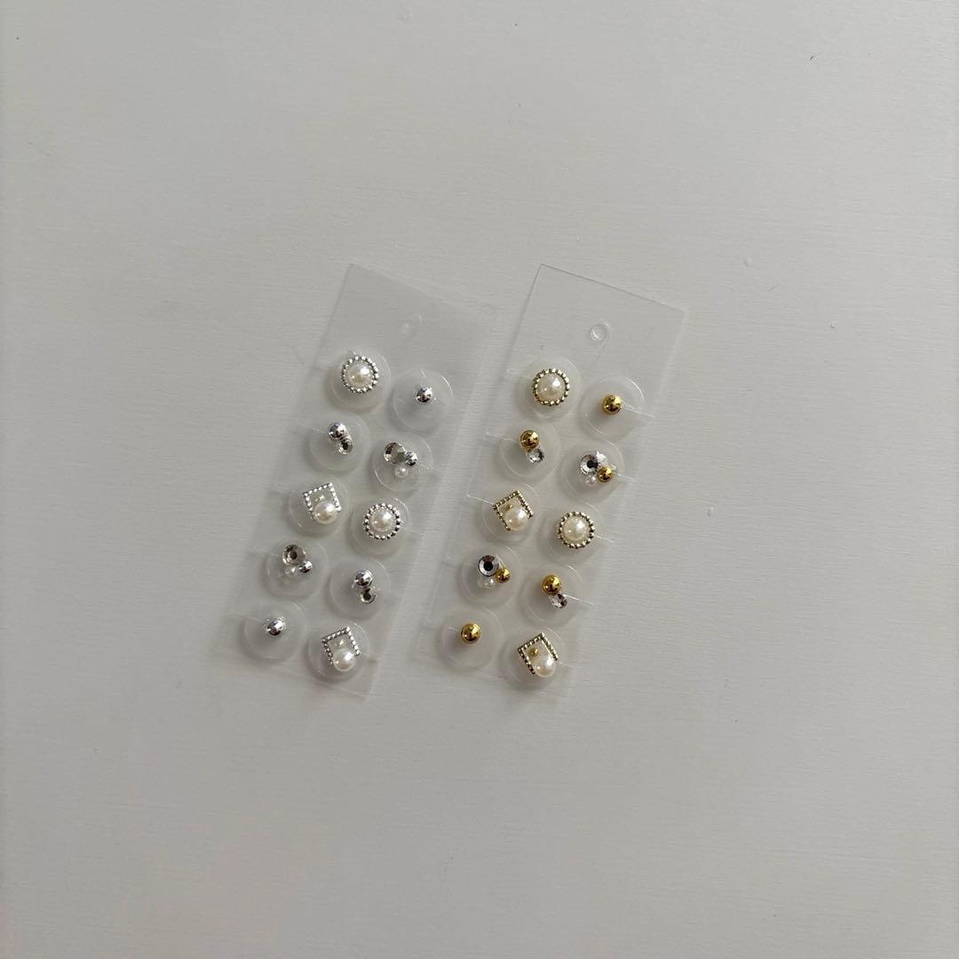 耳ツボジュエリー(10粒) ゴールド シルバー アレルギー対応 - メルカリ