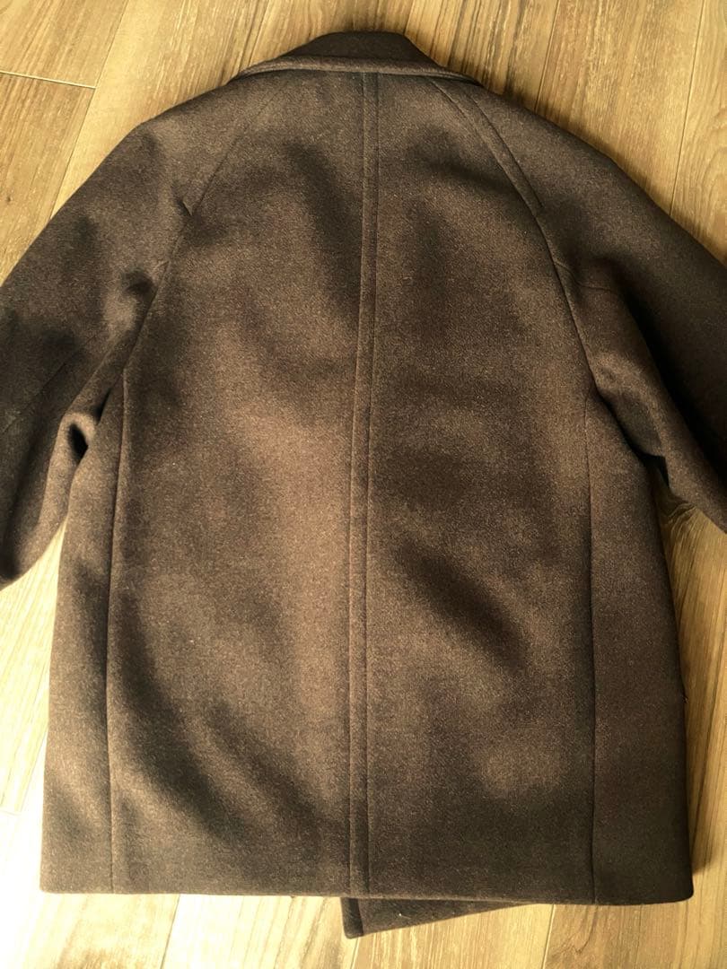 《美品》BEAUTY&YOUTH ダブルブレストコート S ブラウン