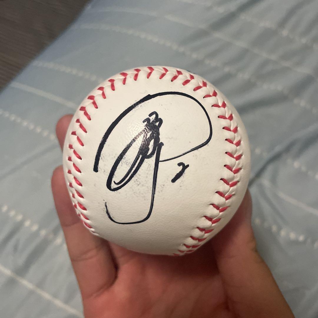 直筆サインボール 中日ドラゴンズ背番号2 石川昂弥選手 - メルカリ