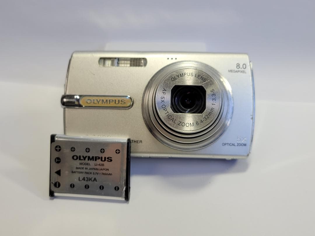 ジャンク品 Olympus μ830 8.0MP デジタルカメラ 通電確認済み - メルカリ