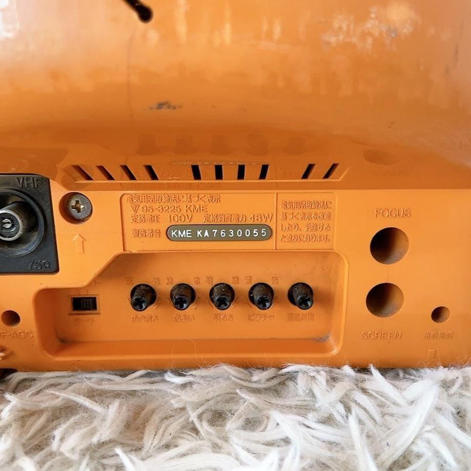 National TH-11S1 ブラウン管テレビ 昭和レトロ リモコン付き - メルカリ