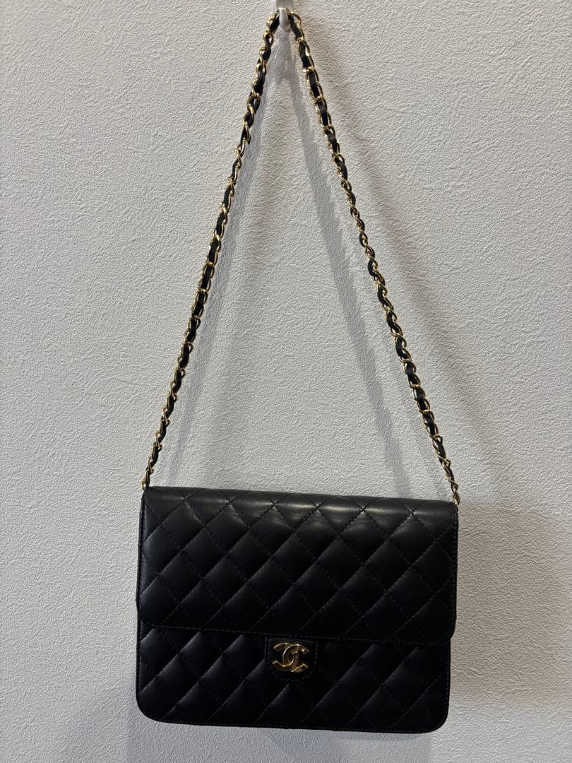 めめめ　ブラック キルティング ショルダーバッグ アンドカワイイ And Kawaii ショルダーバッグ キルティングレザー ミニ