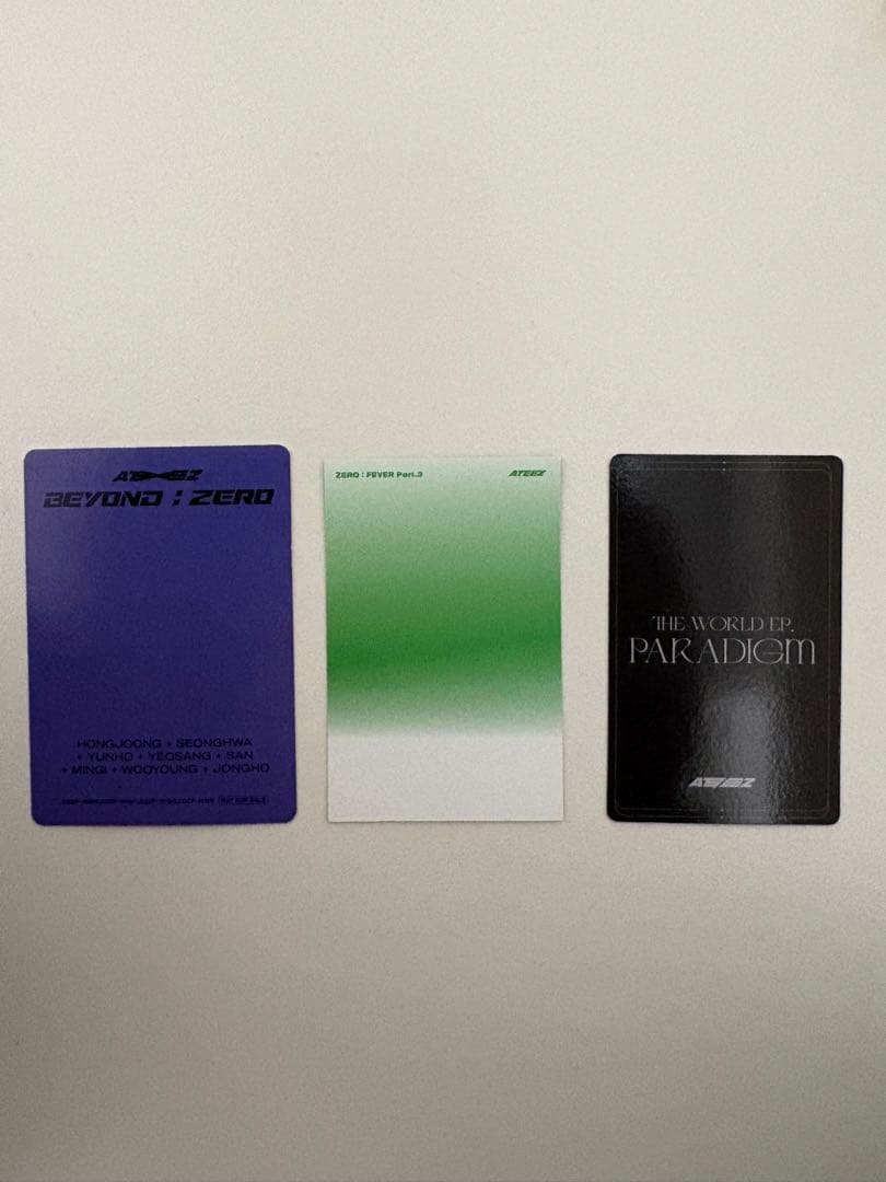 ATEEZ ソンファ トレカ 3枚セット - メルカリ