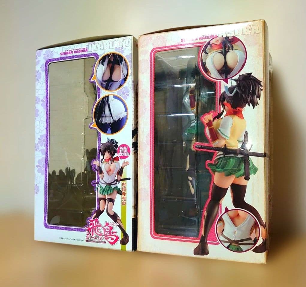 閃乱カグラ 新乳素材使用 飛鳥 斑鳩 生 フィギュア