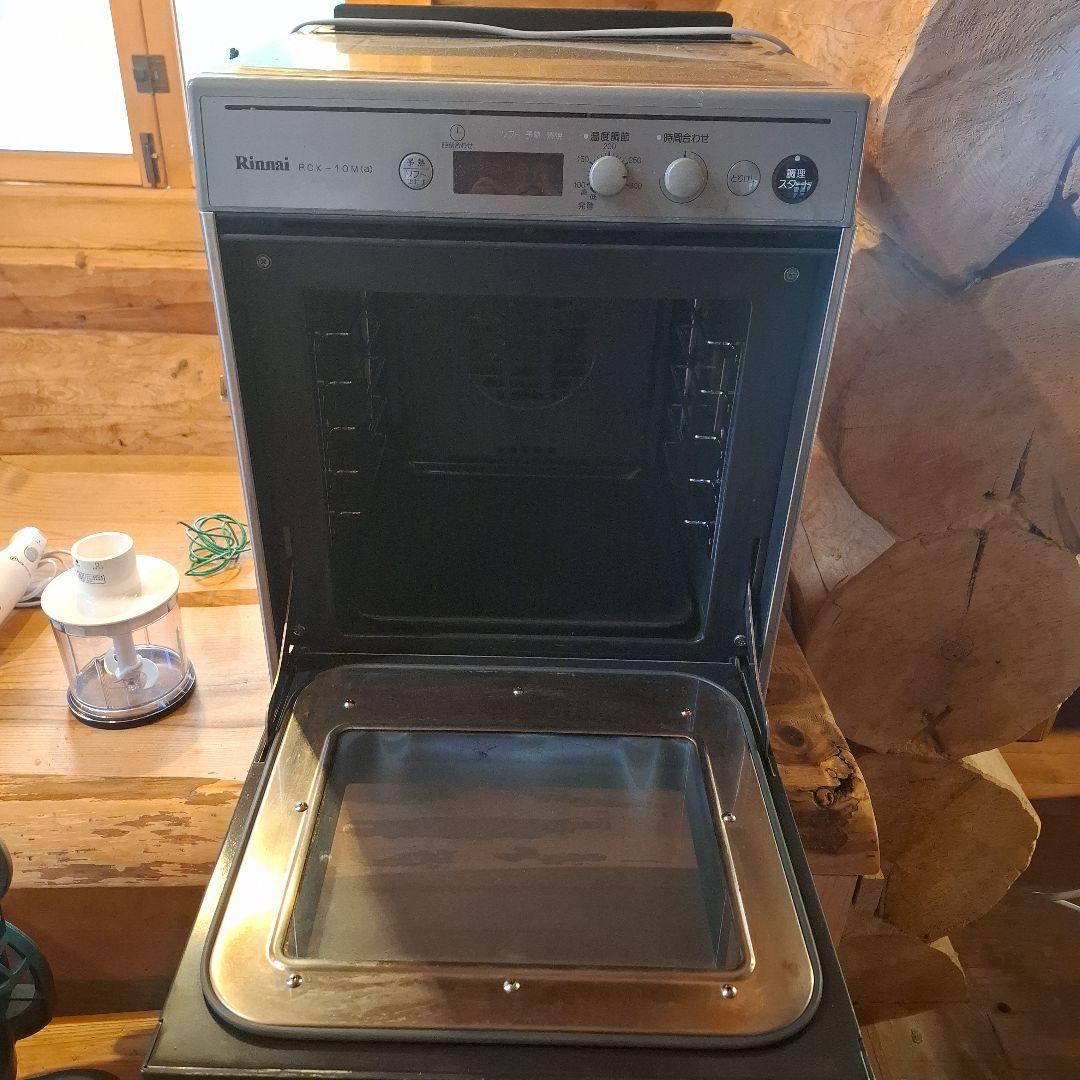 引き取り限定です）Rinnai RCH-TOM60 ガスオーブン シルバー