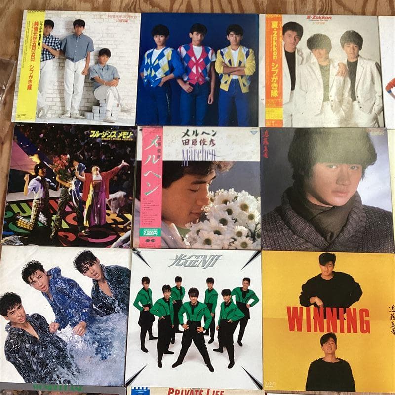 80年代 男性アイドル 【31枚】 TF0423-8 レコード 昭和ポップス - メルカリ