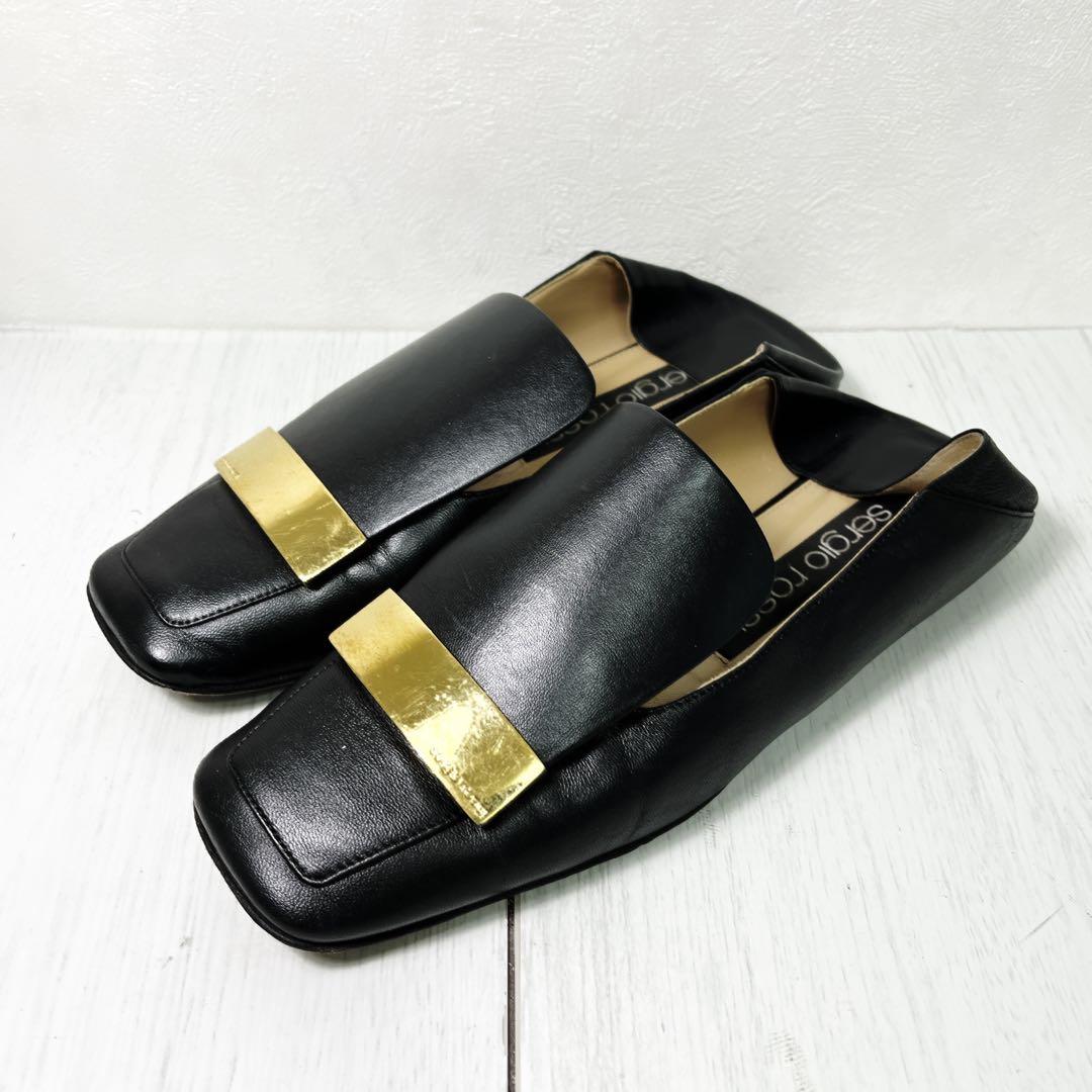 セルジオロッシ SR1 37 バレリーナ フラットパンプス sr1 - バレリーナフラット Black | Sergio Rossi