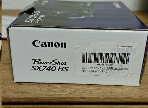 PowerShot SX740 HS 純正バッテリー2個 SD128GB