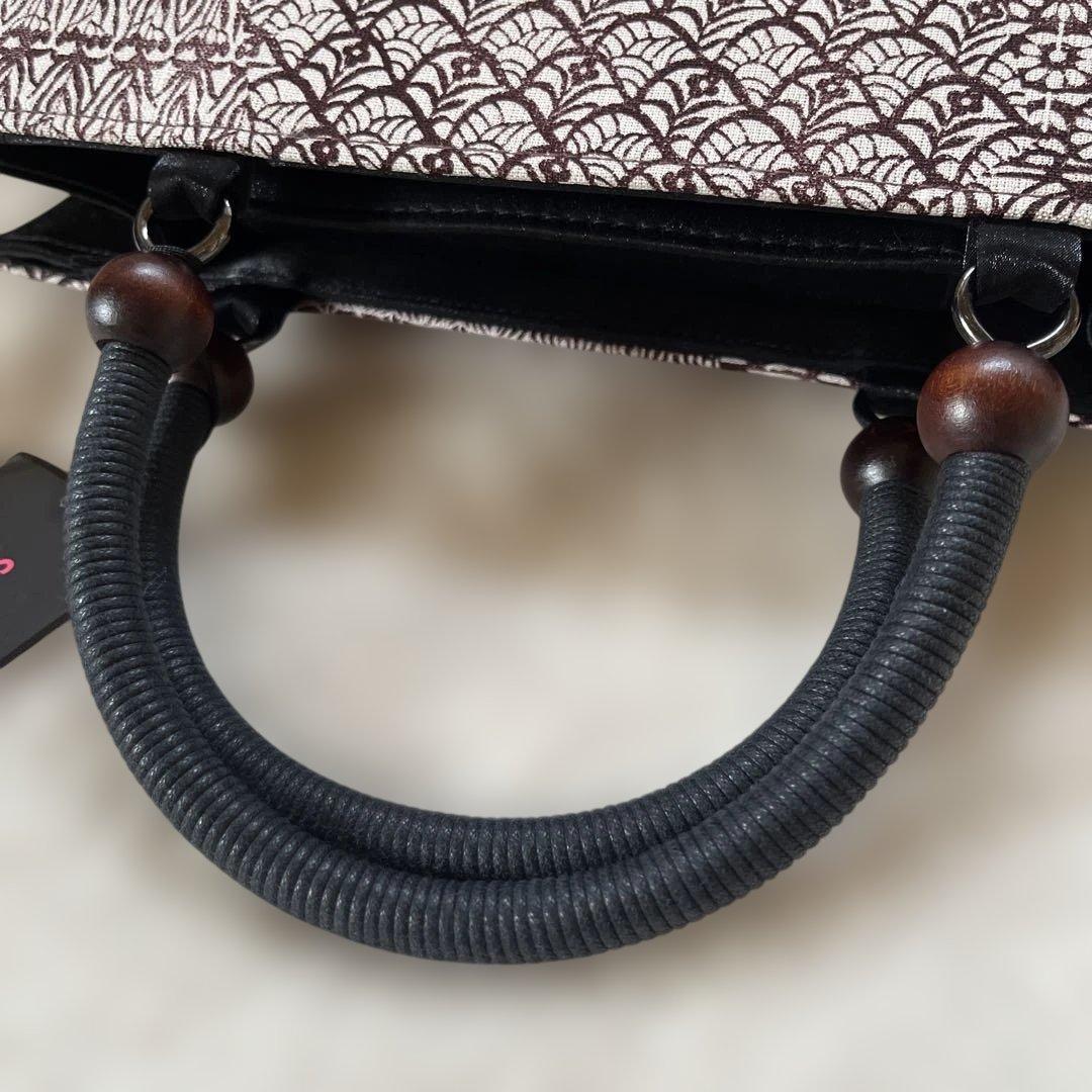 京都SHOZAN謹製 正絹和装バッグ未使用品 切り嵌め小紋柄 - メルカリ