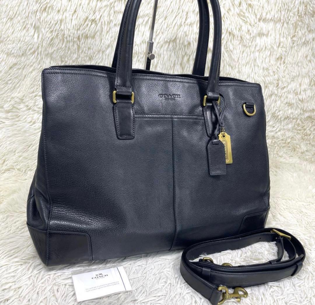 COACH コーチ　ブリーフケース　ビジネスバッグ　レザー　2way 70614 COACH（コーチ） ブリーフケース ビジネスバッグ 2way ショルダー