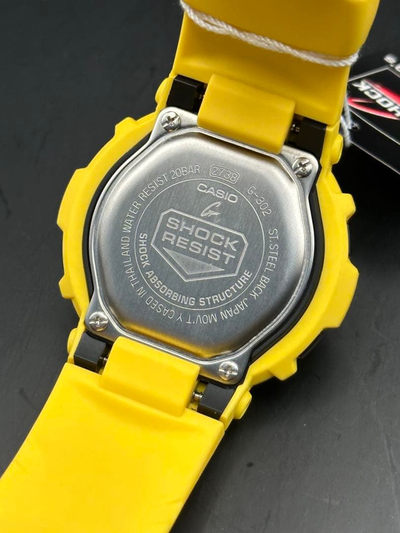 CASIO G-302-9AJF 黄反転液晶 クレイジーイエロー 新品 - メルカリ