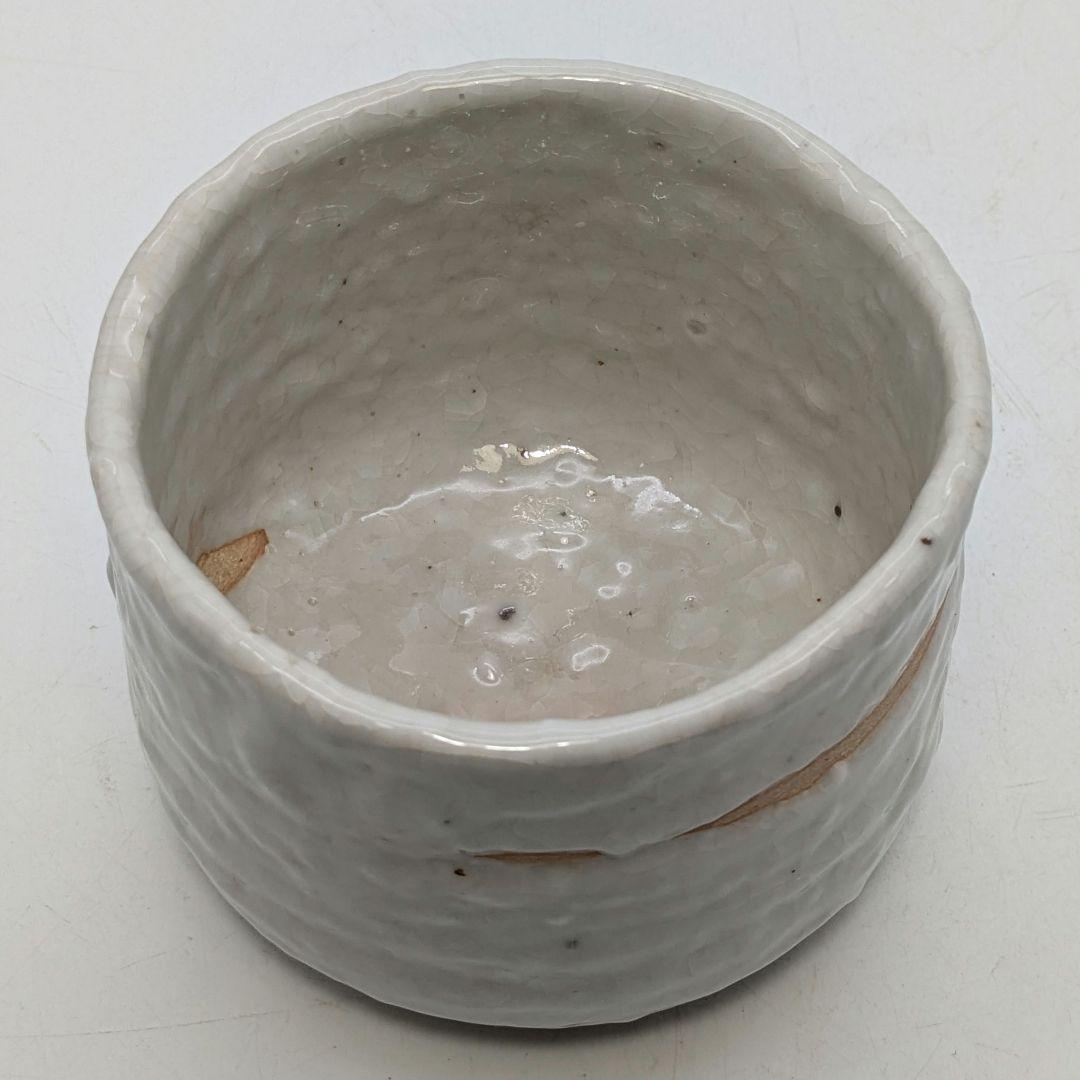 岡本欣三 絵志野茶盌 共箱共布栞 抹茶碗 抹茶茶碗 茶道具