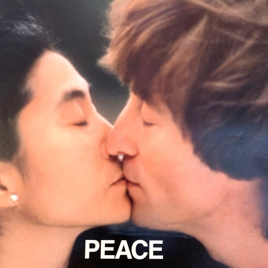 超希少 ジョンレノン＆オノヨーコ FUJIFILM 非売品ポスター 富士