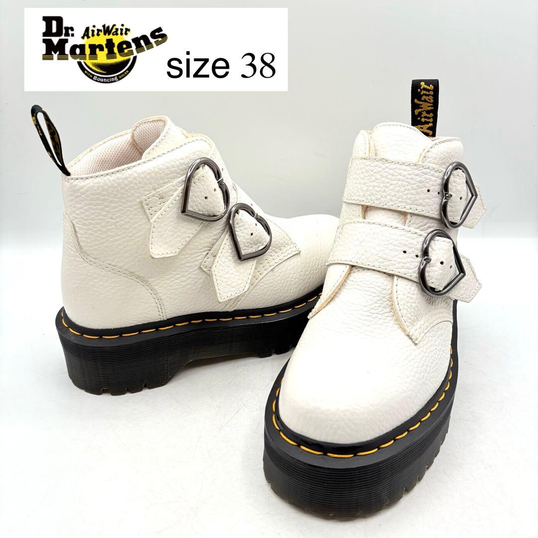 厚底✨ Dr.Martens デボンハート バレンタイン シボ 【38】 白 42906100.80.jpg