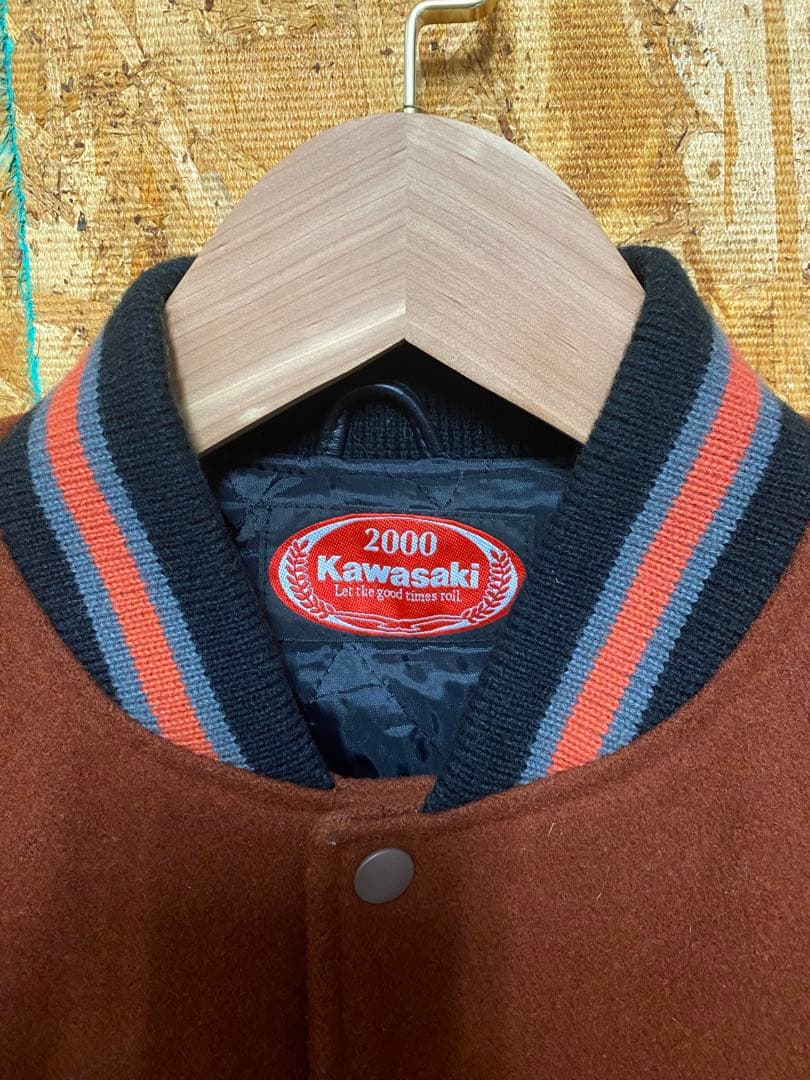 非売品☆カワサキ/kawasaki☆スタジャン/スタジアムジャンパー