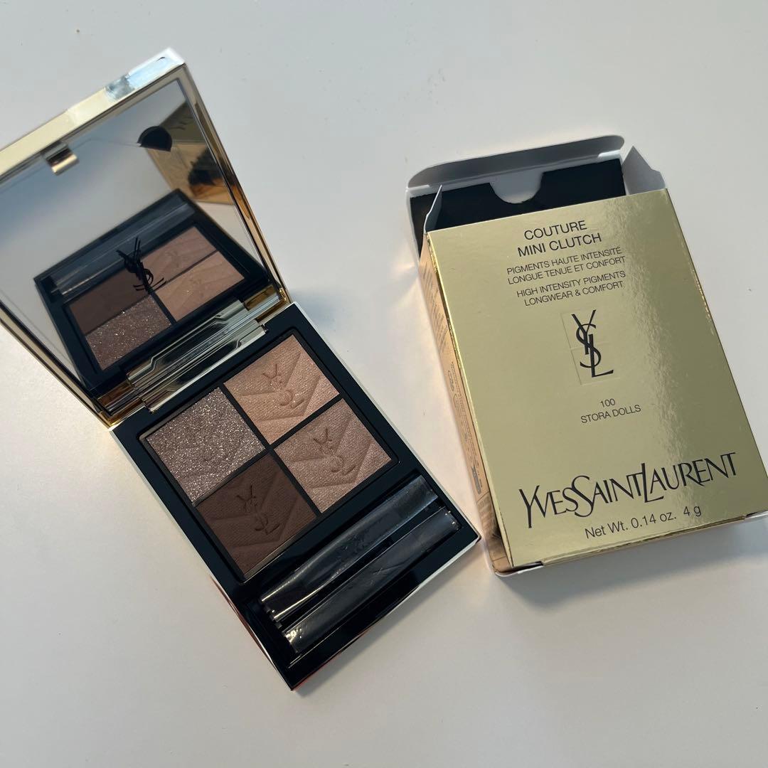 新品クチュールミニクラッチ100アイシャドウ ストラドールズ イヴサンローラン クチュール ミニ クラッチ #100 ストラ ドールズ / YVES SAINT LAURENT