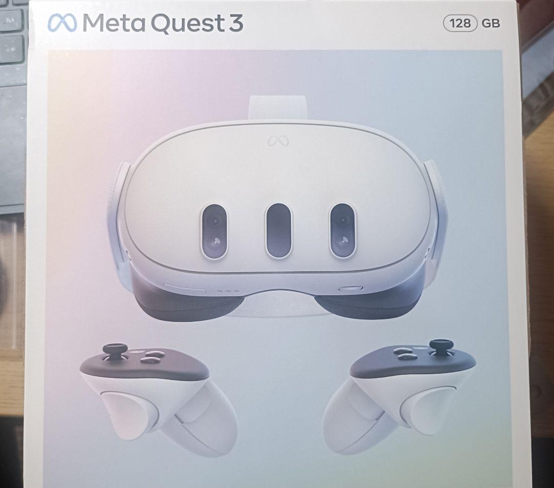 Quest 3 128GB（全揃い・セット販売） Meta Quest 3 - 128GB, Mixed Reality Headset with Powerful