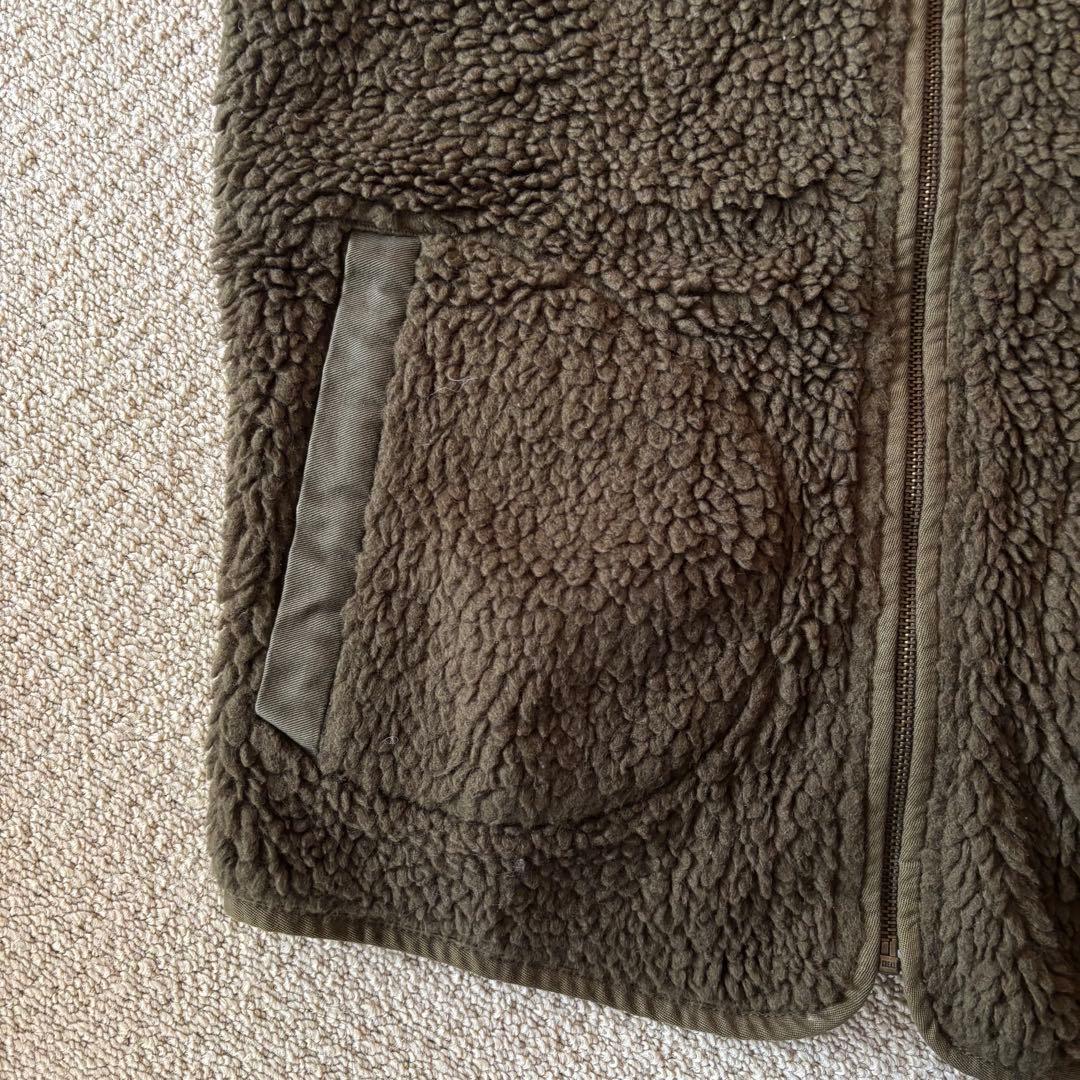 RRLスタンドベスト ボア - メルカリ