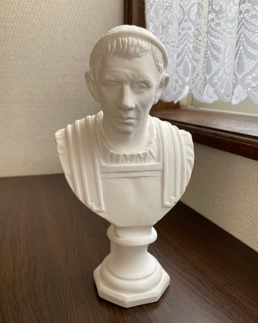 ミニ石膏像 アンティオコス3世 シーザー 胸像 - メルカリ
