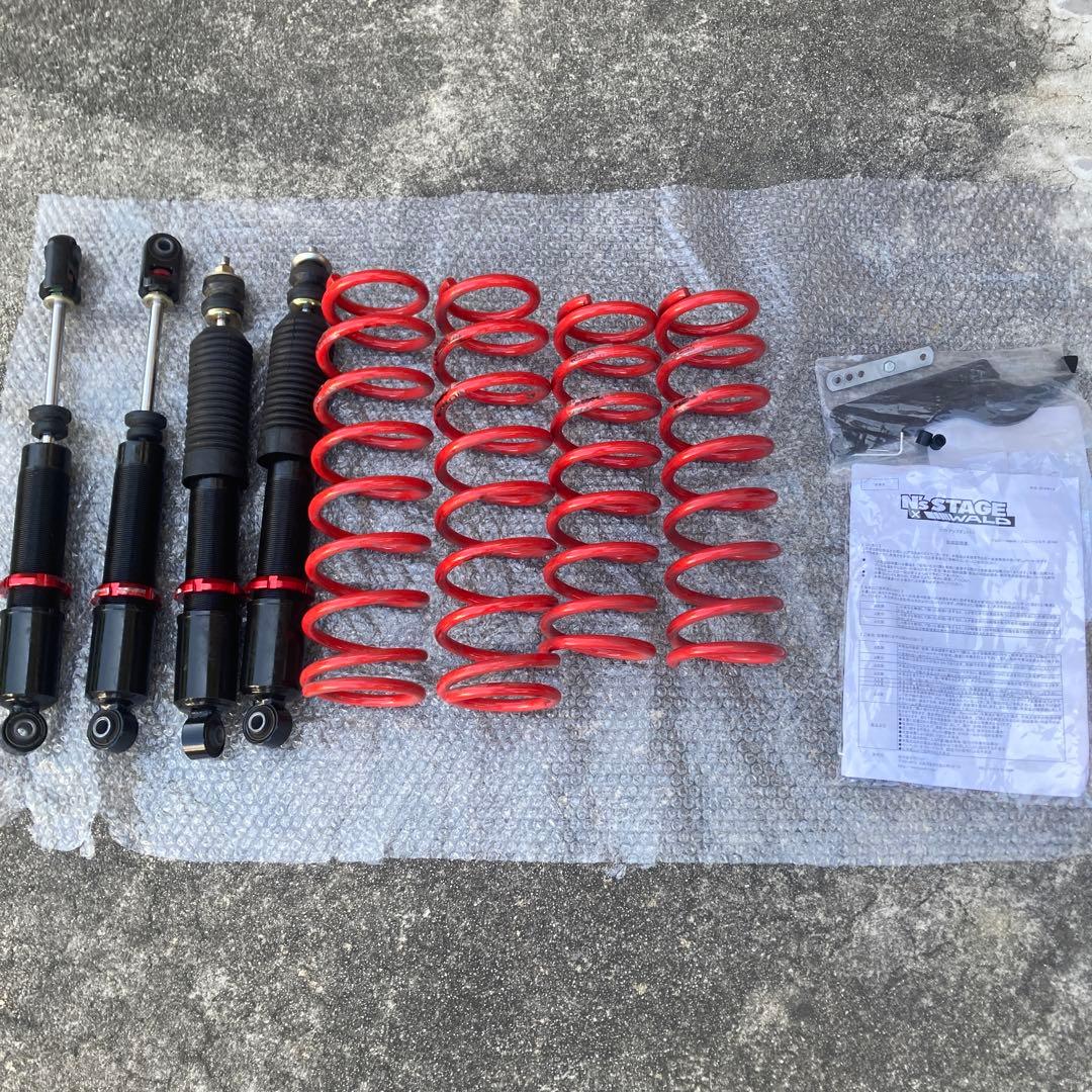 ジムニー　N‘s STAGE×WALD リフトアップ　ダンパー　訳あり ジムニー N's STAGE×WALD リフトアップ ダンパー 訳あり - メルカリ