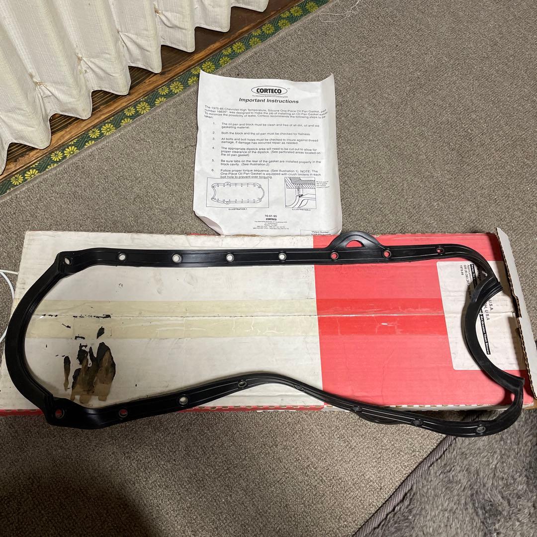 シボレー 1975-85 オイルパンガスケット エンジンオイルパンガスケット 88-99y TBI/VORTEC FEL-PRO アダプター