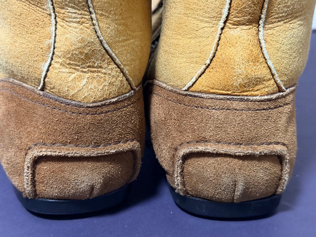 美品 PRADA ベージュ ロングブーツ ムートン car shoe 35.5