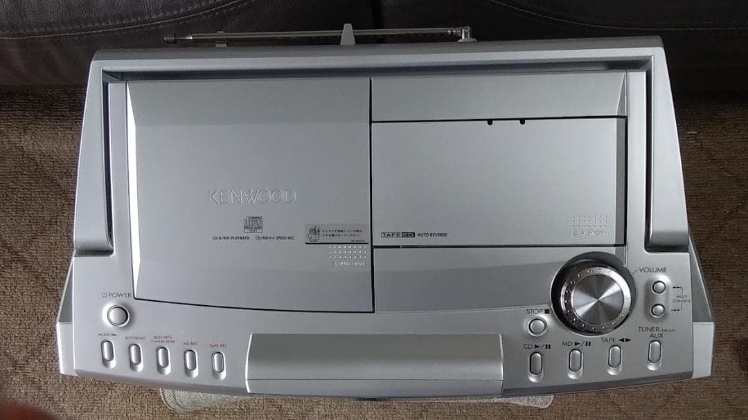 KENWOOD RAMPAGE MDX-K3 MDパーソナル ステレオシステム - メルカリ