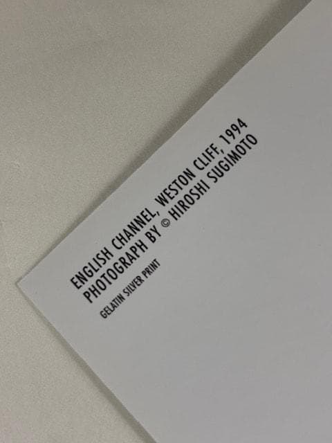 限定マット額装品/杉本博司/ボーデン湖/ウットヴィル 1993（杉本博司