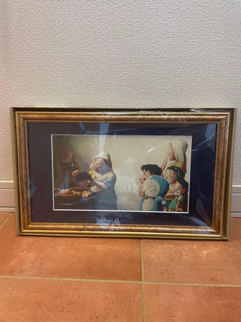 映画ドラえもん のび太の絵世界物語』名画ジークレー版画「牛乳を注ぐ女」