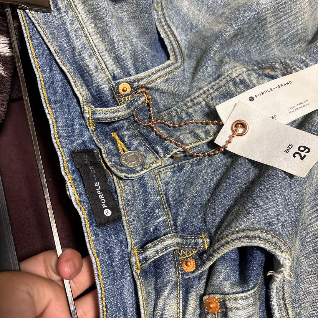 PURPLE スキニーデニム 29 - パンツ本当に 安い 通販