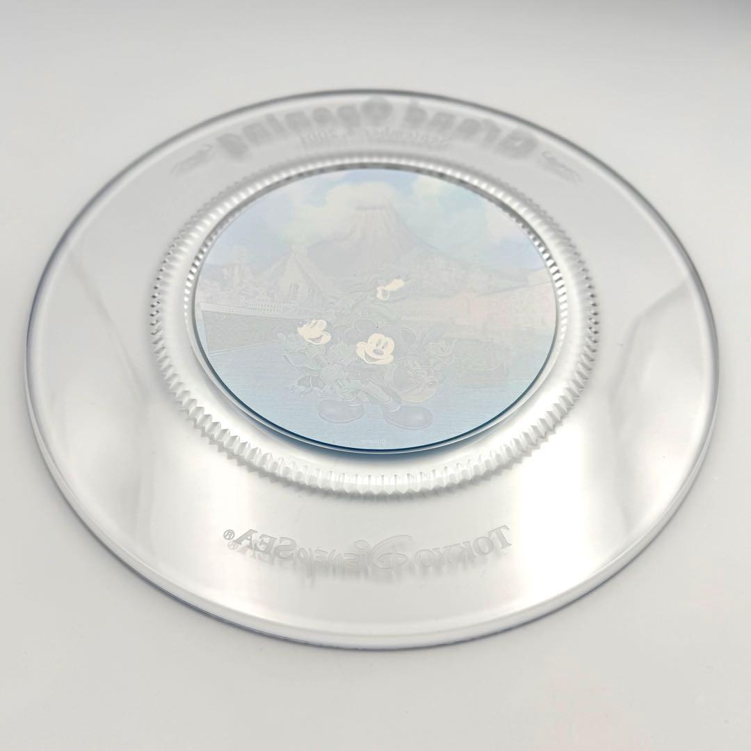 激レア】東京ディズニーシー オープニングプレート 2001年 ガラス製