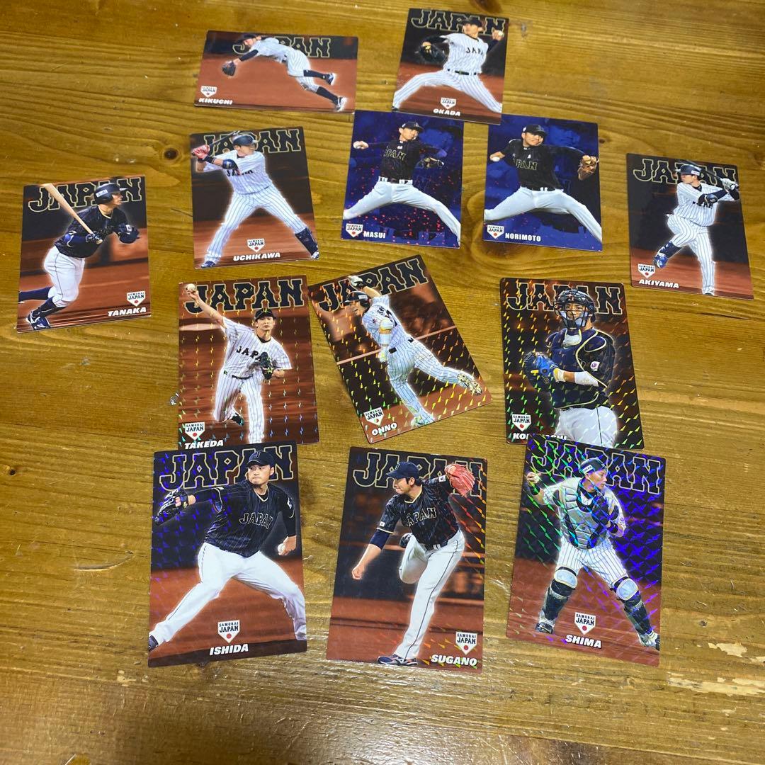 プロ野球チップスカード 侍ジャパンまとめ売り13枚 - メルカリ