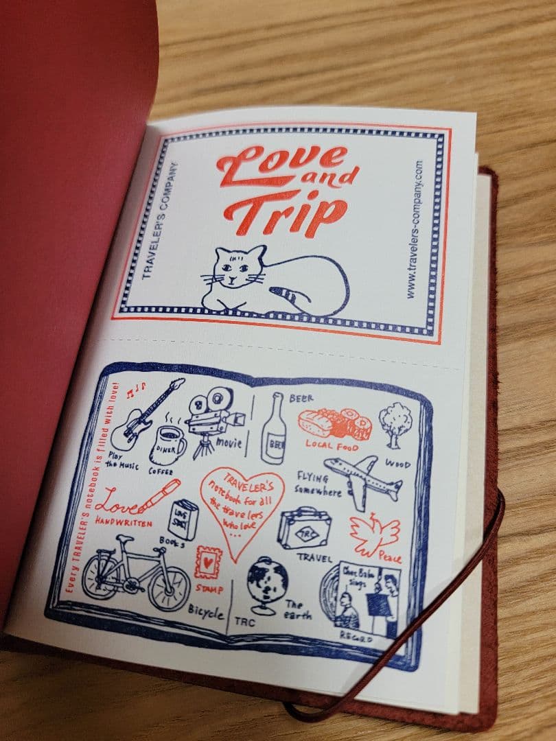 新品未開封】トラベラーズノート LOVE AND TRIP3点セット