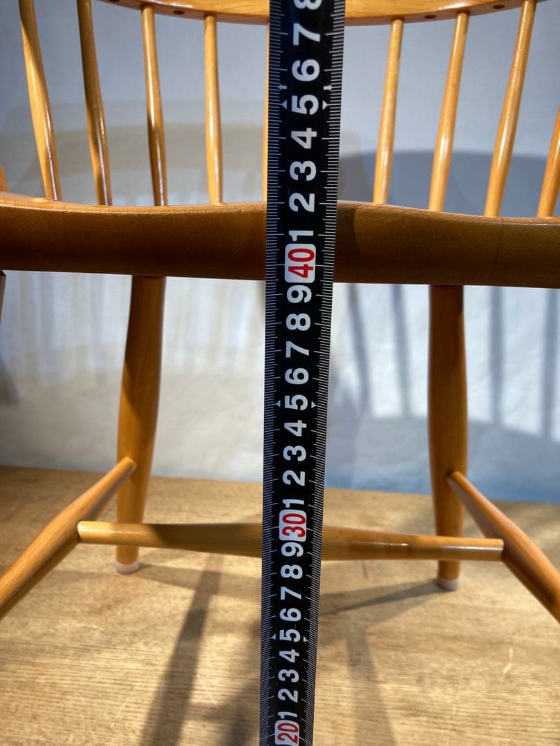 ラスト一点画像76枚 キツツキ ダイニングチェア ナチュラル 昭和56年