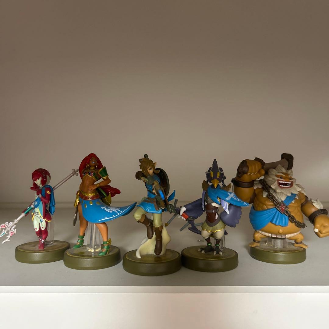 ゼルダの伝説 ブレスオブザワイルド 英傑 アミーボ 五人セット - メルカリ